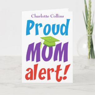 Cartão Engraçado Parabéns Formandos da mãe