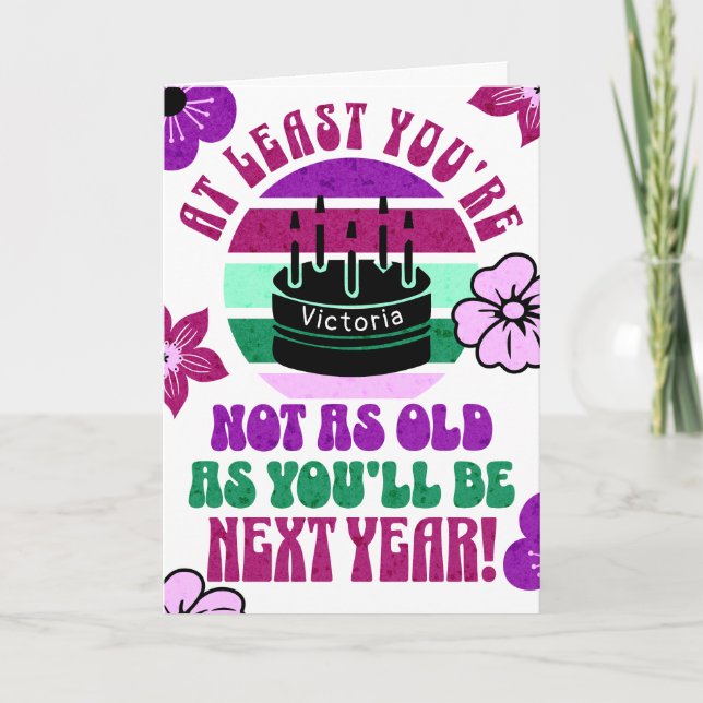 Cartão Engraçado, pelo menos você não é (Frente)