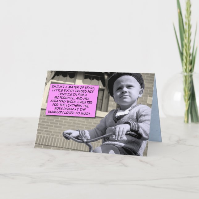 Cartão Engraçado - Pequeno Botão (Frente)