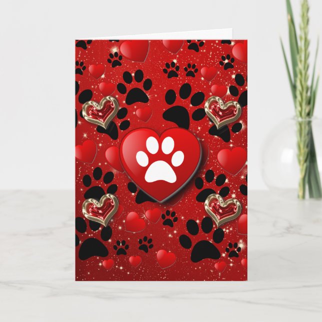 Cartão Engraçado Pet Doente Fica Bem Poesia (Frente)