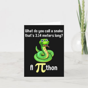 Cartão Engraçado Pi Day Puns Pithon Math Professores Piad
