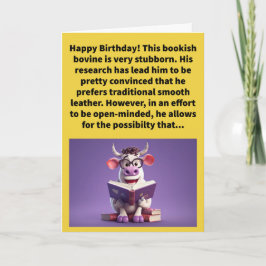 Cartão Engraçado Pun Pode Ser Feliz Aniversário De Suede