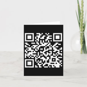 Cartão Engraçado Qr Do Que Eu Pareço Dar Um Bacalhau