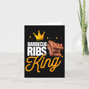 Cartão Engraçado Rbecue Costura Pedra De Carne De Churras