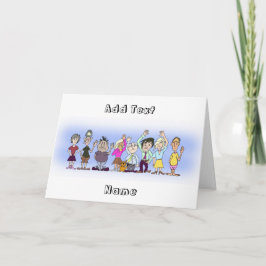 Cartão Engraçado Saída Personalizada