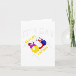 Cartão Engraçado Sarcastic Piscina Billiards, declaração 