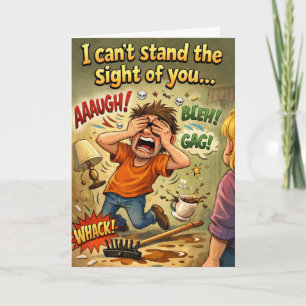 Cartão Engraçado sentir sua falta