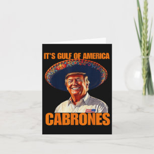 Cartão Engraçado Seu Golfo Da América Americana Cabrones 