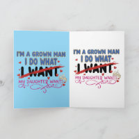 Engraçado "Sou um homem crescido, faço o que minha