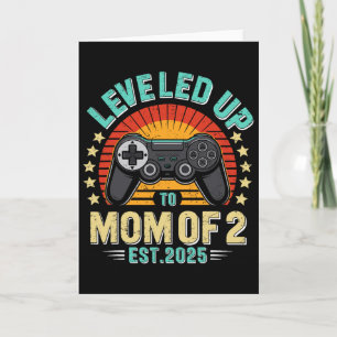 Cartão Engraçado Subiu Para Mãe De 2 Dia Das Mães Retro V