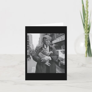 Cartão Engraçado Trump E Cat