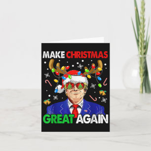 Cartão Engraçado Trump Fazer Excelente De Natal Novamente