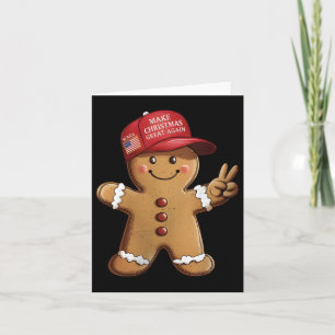 Cartão Engraçado Trump Gingerpão Homem Faz Excelente de N