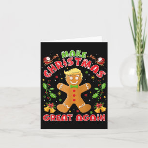 Cartão Engraçado Trump Gingerpão Homem Faz Excelente de N