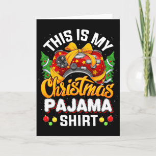 Cartão Engraçado Video Game Controller Natal Hat Ga