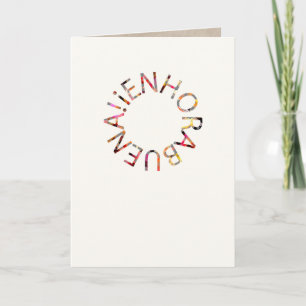 Cartão Enhorabuena (Congratulations) Greeting Card