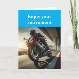 Cartão Enjoy your retirement.