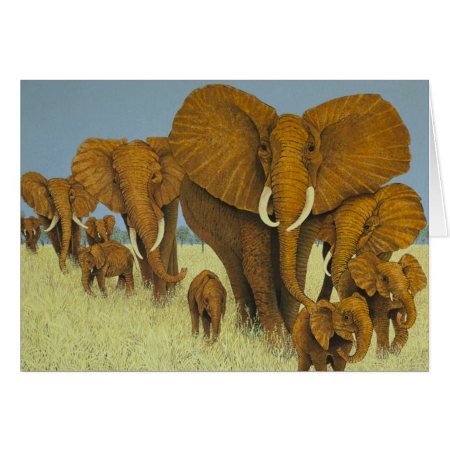 Cartão Enorme mas importando-se (Frente Horizontal)