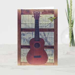 Cartão Enquanto Meu Violão Grita Suavemente