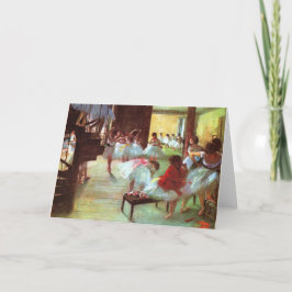 Cartão Ensaio de balés - Edgar Degas - 1880