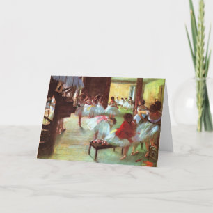 Cartão Ensaio de balés - Edgar Degas - 1880