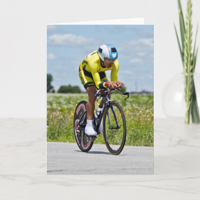 Cartão Ensaio de tempo individual n.o 3 do Mens (Frente)