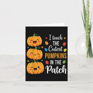 Cartão Ensino Os Pumpkins Mais Bonitos No Dia Das Bruxas
