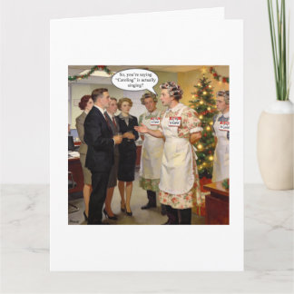 Cartão Então, você está dizendo que “Cantoria de Natal” é