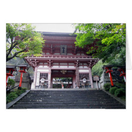 Cartão Entrada principal do Monte Kurama