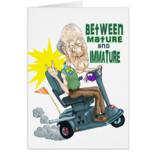 Cartão Entre Madura e Imaturo