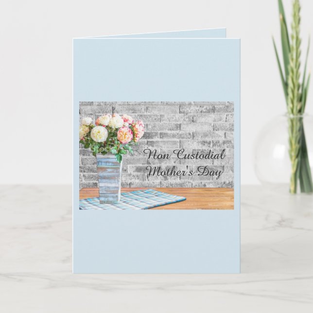 Cartão Enviando abraços e ame sua maneira (Frente)