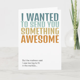 Cartão Enviando Algo Incrível Para Você