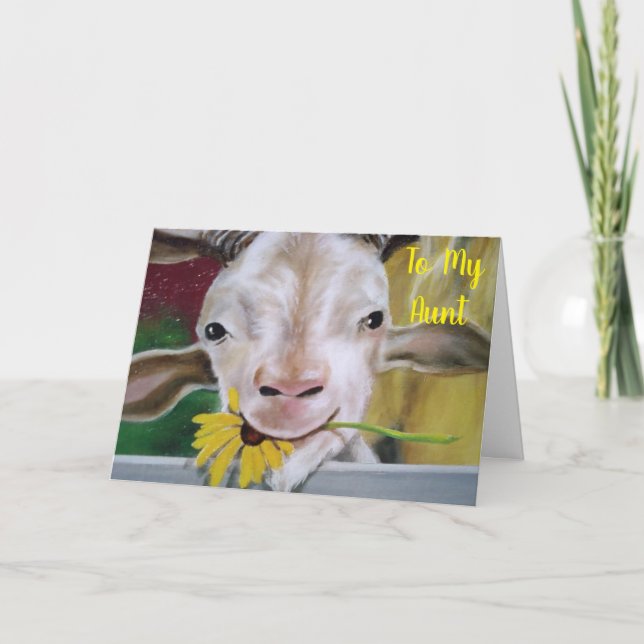 CARTÃO ENVIANDO "AMOR" À MINHA TIA NO ANIVERSÁRIO DELA (Frente)