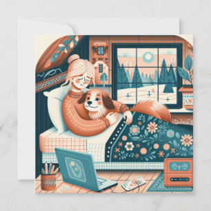 Cartão Enviando Energia de Cura em Sua Direção 