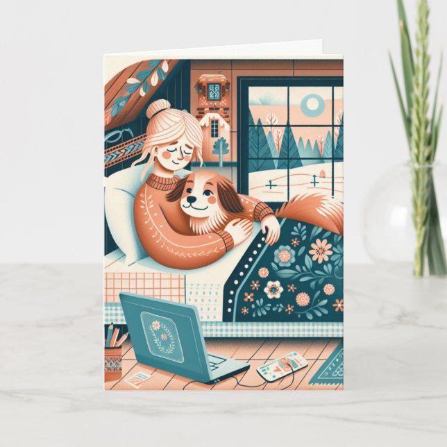 Cartão Enviando energia de reparo do seu jeito (Frente)