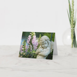 Cartão Enviando um anjo pequeno