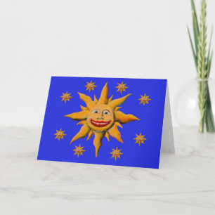 Cartão Enviando um Pouco de Luz Solar