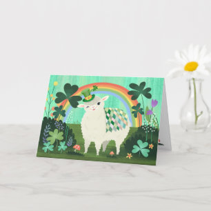 Cartão "Enviando um pouco de sorte" Lucky Lamb