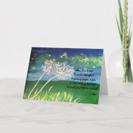 Cartão Enviar um Pensamento