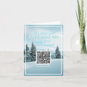 Cartão Enviar uma Música por Código QR no Natal