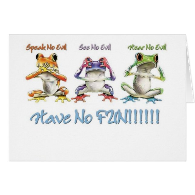 Cartão Envie pouco divertimento (Frente Horizontal)