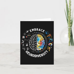 Cartão Envolva Bastante A Sensibilização Para A Neurodive
