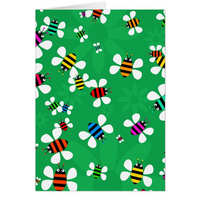 Cartão Enxame de Abelhas (Frente)