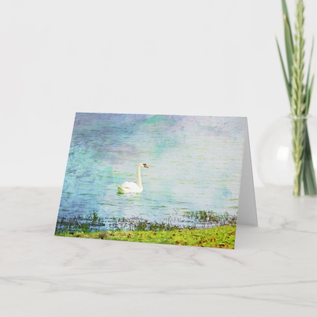 Cartão Ephesianos Graceful Swan Scripting Card 4:7 (Frente)