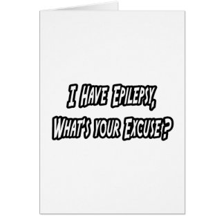 Cartão Epilepsia... com licença?