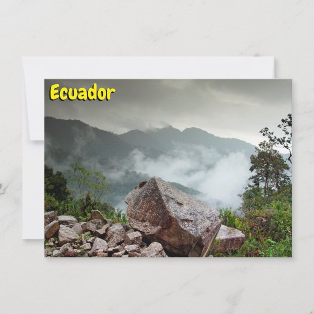 Cartão Equador (Frente)