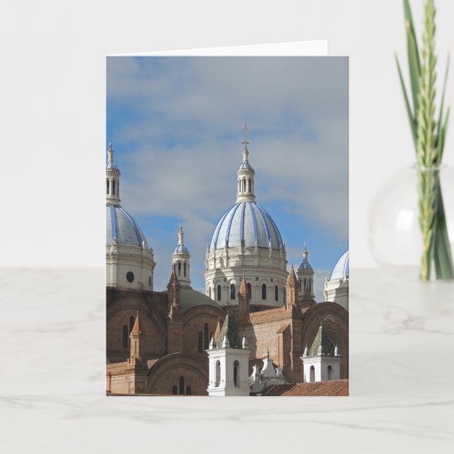 Cartão Equador - catedral da concepção imaculada (Frente)