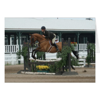 Cartão equestre