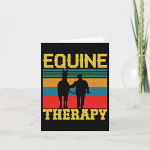 Cartão Equídeo Equestre Equestre T