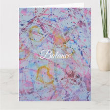 "Equilíbrio" Aquarela Abstrata e Resistência à Cer